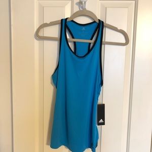 NWT Adidas Climalite Blue Tank Top Size S